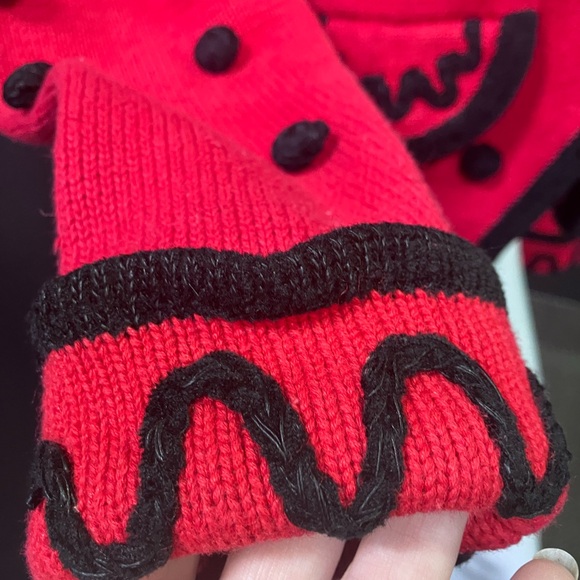 Vintage Lisa Nichols Sweater 90s Ladybug PM - Picture 6 of 8